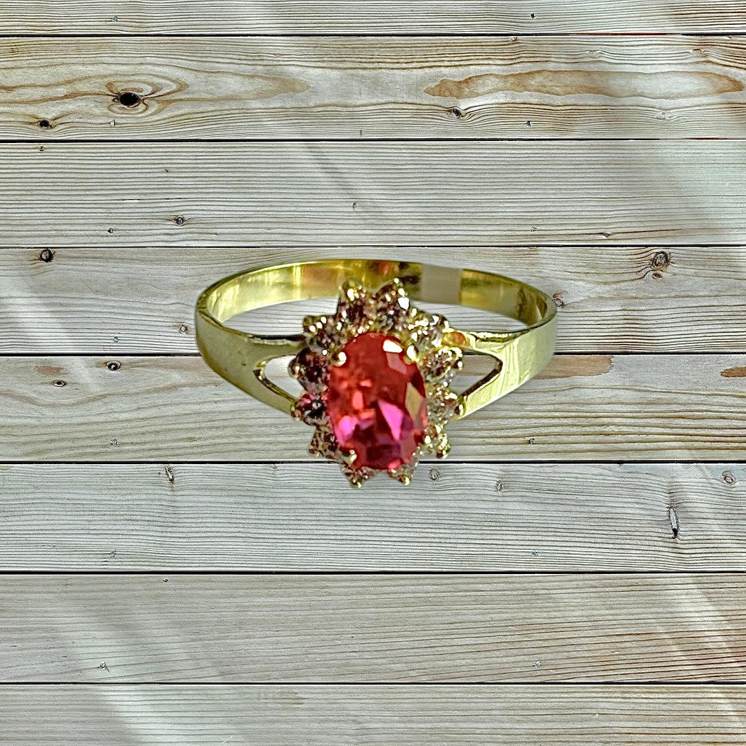 Anillo Scarlet Elegance - oro