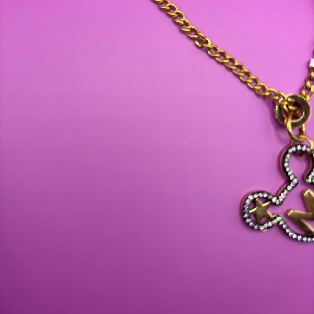 Golden Mickey Charm Set