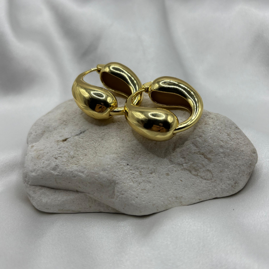 Aretes tipo Chunky