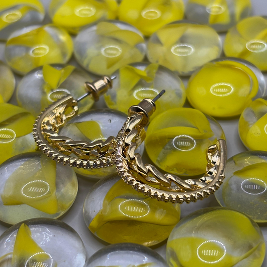 Braided Gold Earrings